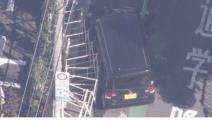 اصطدام سيارة بحاجز قرب السفارة الإسرائيلية في اليابان (إكس)