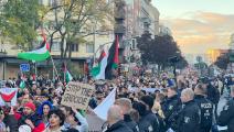 من التظاهرات التضامنية مع فلسطين في برلين (عمر سيرجان كاركوس/الأناضول)