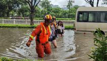 الفيضانات ضربت جنوبي الصين في سبتمبر الماضي (getty)