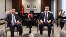 وزير خارجية تركيا يستقبل نظيره العراقي (وزارة الخارجية العراقية)