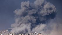 الجيش الإسرائيلي يواصل قصفه الوحشي للمدنيين في قطاع غزة (getty)