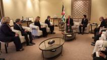 خلال لقاء الملك الأردني بلينكن (الديوان الملكي)