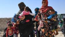 يحتاج السوريون إلى الطعام والمأوى أولا (جورج أورفاليان/فرانس برس)