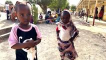 أطفال سودانيون في مركز نزوح في السودان (عمر أردم/ الأناضول)