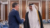 أمير قطر يستقبل رئيس وزراء بلجيكا (الديوان الأميري)