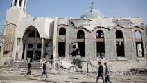 دمر قصف الاحتلال غالبية مساجد غزة (عمر القطا/فرانس برس)
