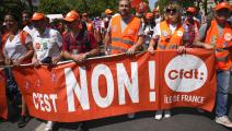 إضرابات واحتجاجات فرنسا على قانون التقاعد (أسوشيتدبرس)