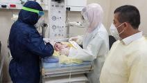 ولادة طفلة لأم مصابة بكورونا - فلسطين(فيسبوك)