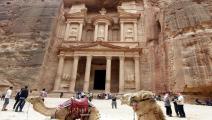 مدينة البتراء الأثرية في الأردن - فرانس برس