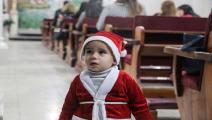 غزة- مجتمع- عيد الميلاد رغم الحصار(عبد الحكيم أبو رياش)
