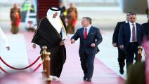 أمير قطر وملك الأردن/Getty