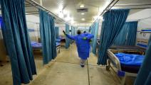 مستشفيات العراق تكافح فيروس كورونا (حيدر حمداني/فرانس برس)
