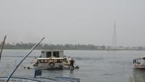 قارب غارق النيل