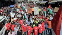 الأردن/ تظاهرات ضد اتفاقية الغاز(Getty)