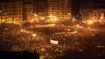 ميدان التحرير في يناير 2011 (بيتر ماكديارميد/Getty) 