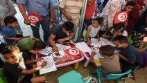 حماية أطفال تونس من الاستغلال السياسي (فتحي بليد/فرانس برس)