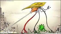 كاريكاتير حرب العوالم / حجاج