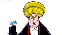 كاريكاتير ترامب متطرف / حجاج