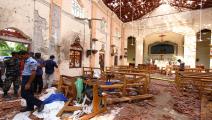 تفجير كنيسة في نوغومبو في سريلانكا يوم أحد الفصح(Getty)