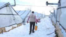 مأساة اللاجئين السوريين في مخيمات عرسال (قطر الخيرية)