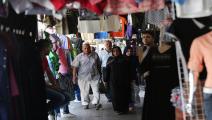 فلسطين/اقتصاد/سوق ملابس في غزة/22-07-2015(العربي الجديد/عبد الحكيم أبو رياش)