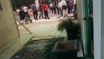 آثار الاعتداء على مشفى الجمعية العربية ببيت جالا (فيسبوك)
