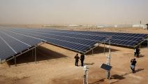إنتاج الكهرباء من الطاقة الشمسية في الأردن/Getty