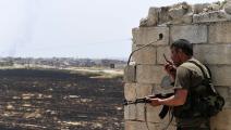 جندي النظام السوري GEORGE OURFALIAN/AFP