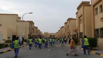 العمالة الوافدة في قطر(مروان نعماني/فرانس برس)
