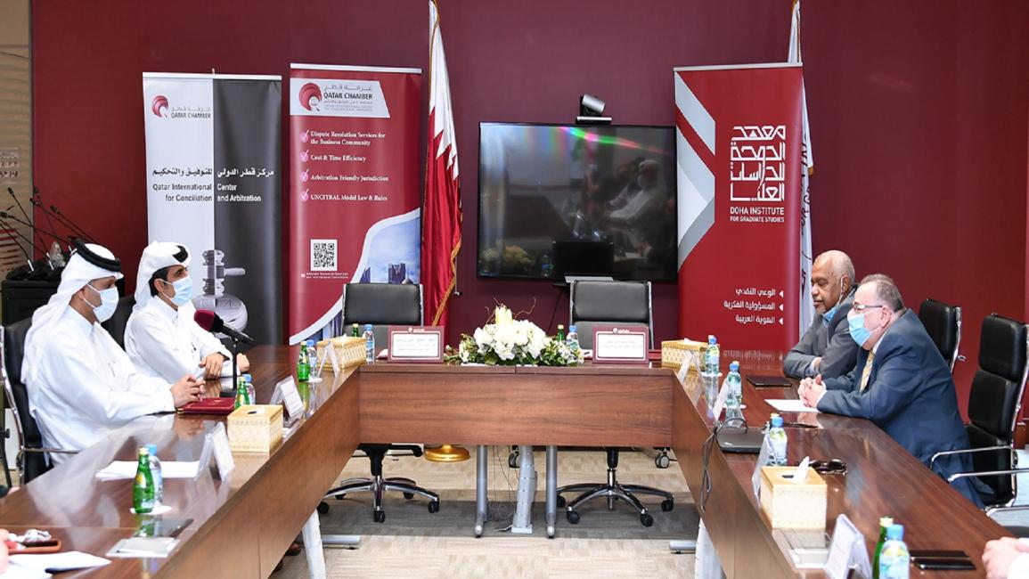 توقيع اتفاقية التعاون بين غرفة قطر ومعهد الدوحة للدراسات العليا (العربي الجديد)