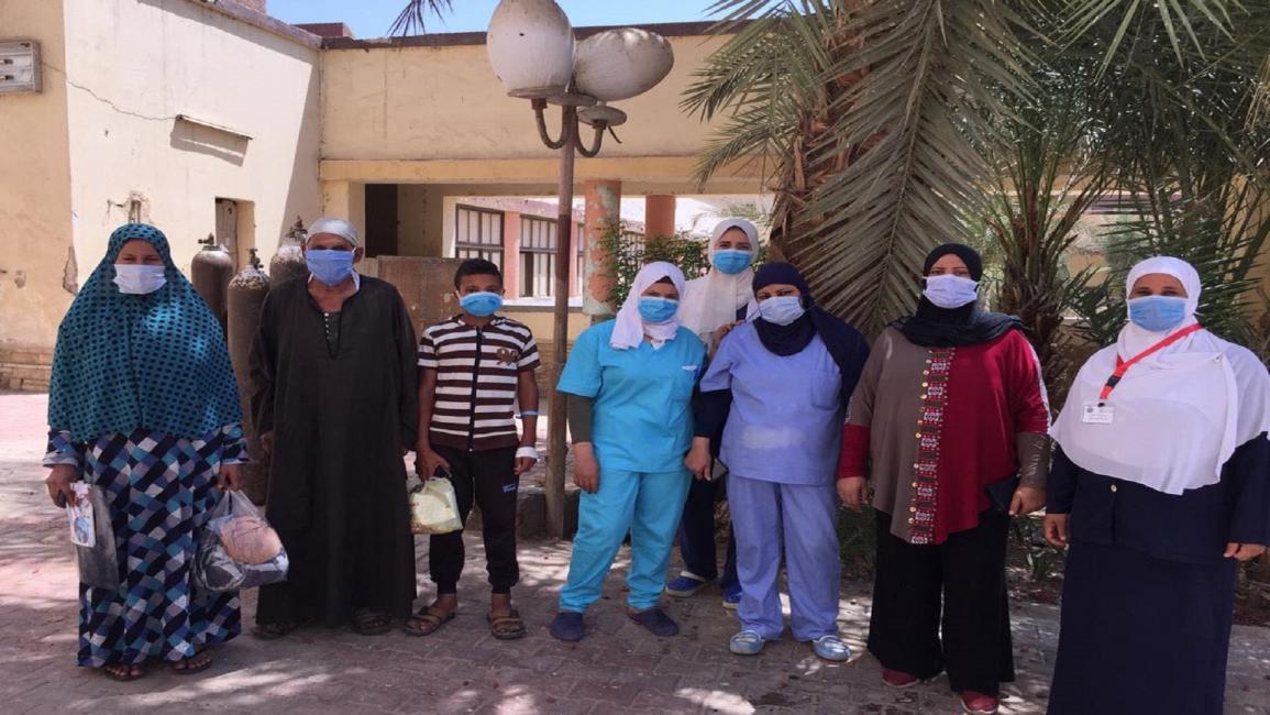 متعافون من فيروس كورونا يغادرون مستشفيات مصر (وزارة الصحة)