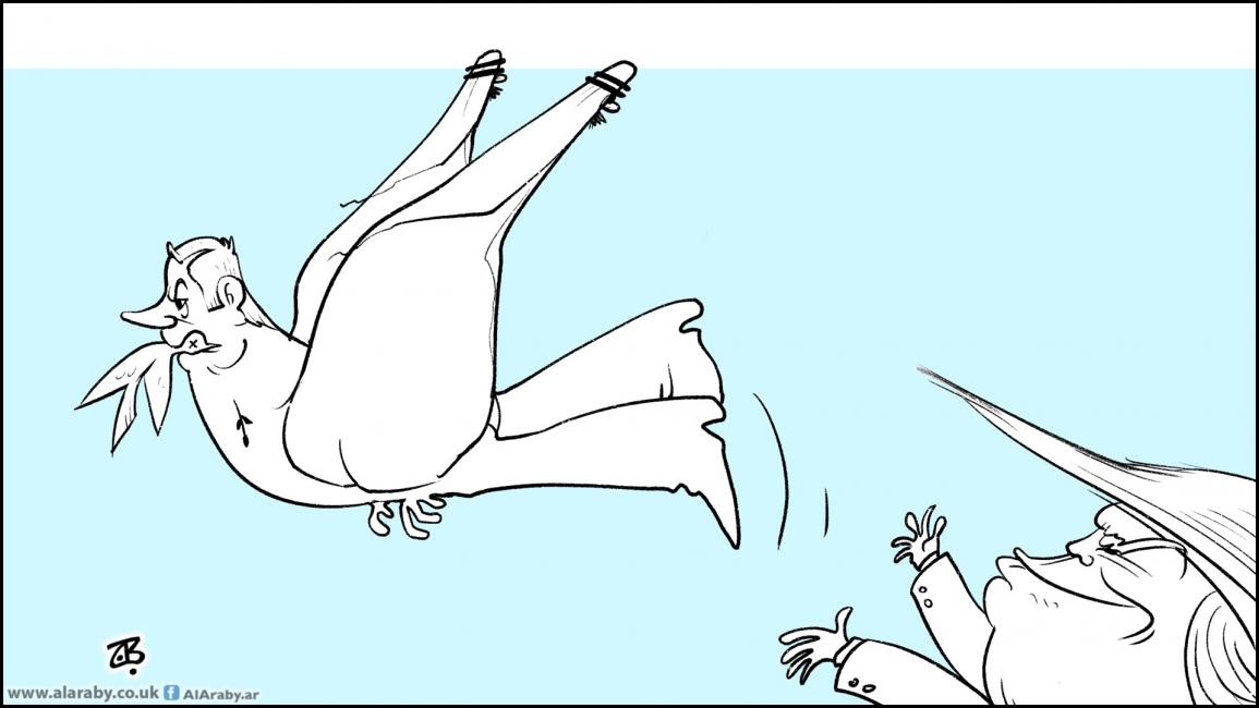 كاريكاتير سلام نتنياهو / حجاج