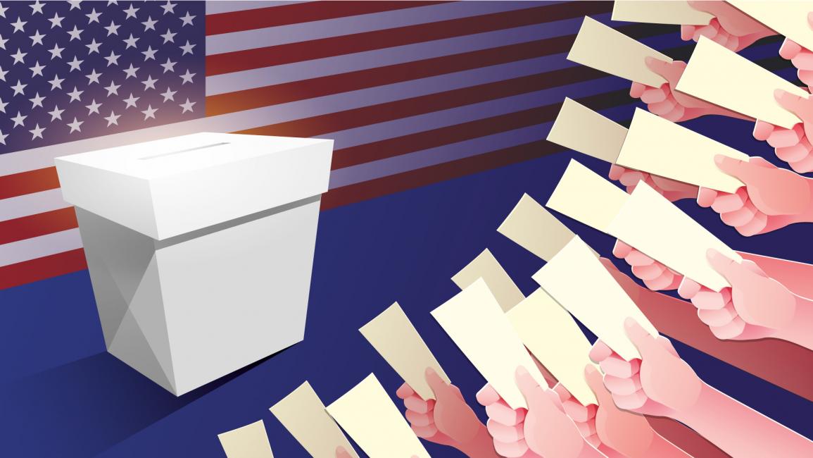 عملية التصويت في الانتخابات الرئاسية الأميركية