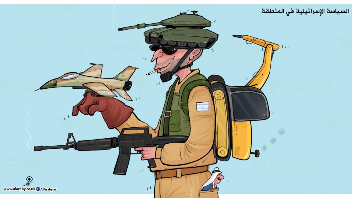كاريكاتير سياسة اسرائيل / فهد