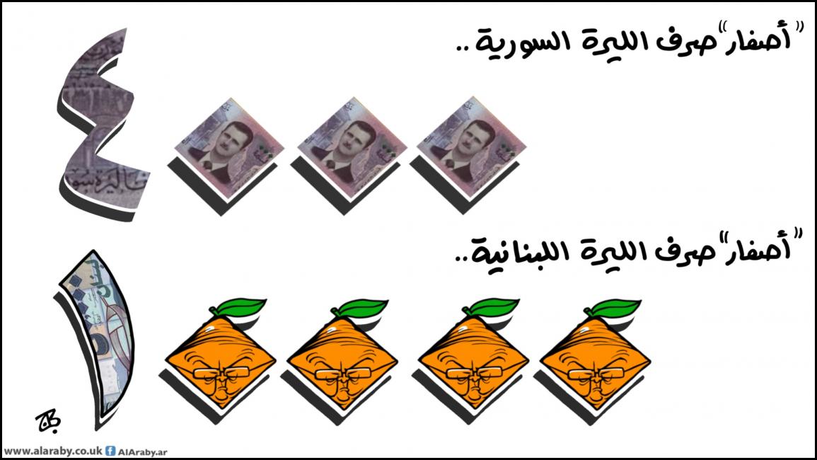 كاريكاتير الليرة السورية / حجاج