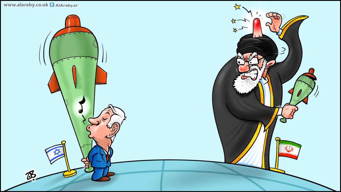 كاريكاتير ايران واسرائيل / حجاج