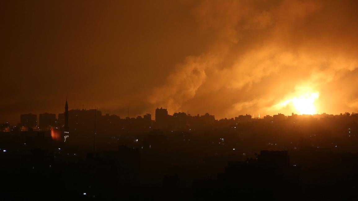ليلة دامية في غزة-أشرف عمرة/الأناضول