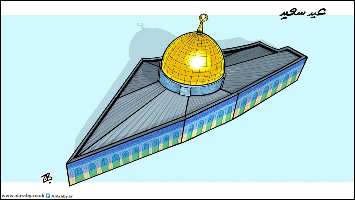 كاريكاتير عيد القدس / حجاج