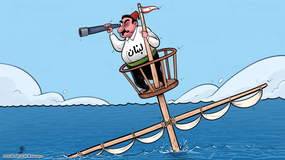 كاريكاتير سفينة لبنان / فهد