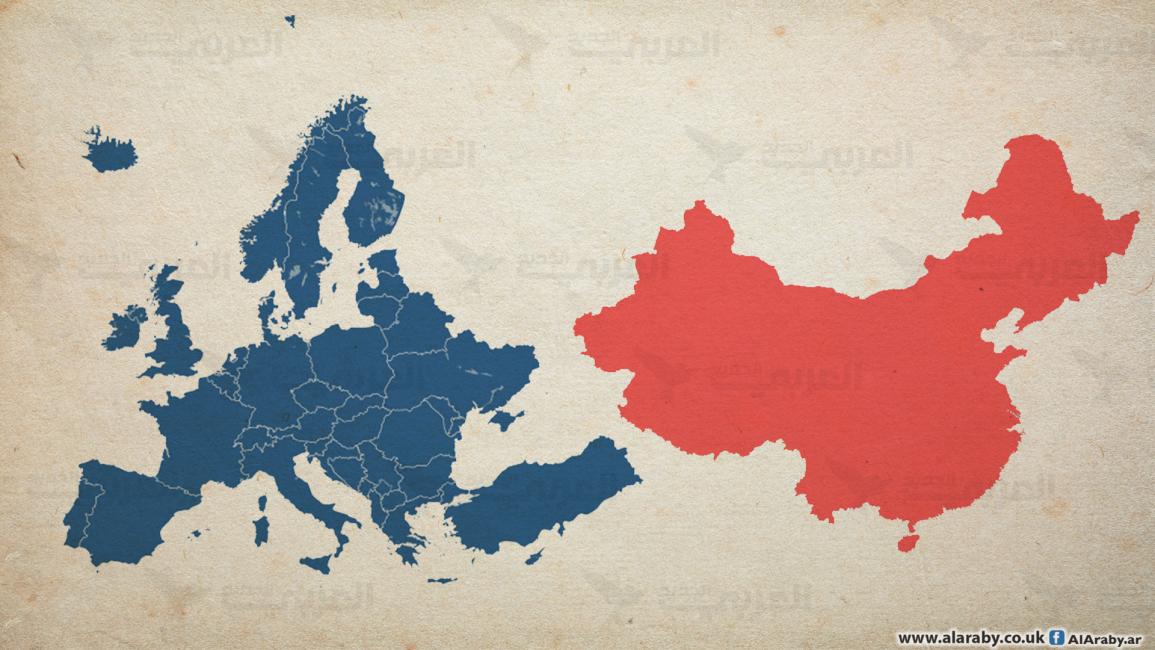 مقالات خريطة الصين وأوروبا