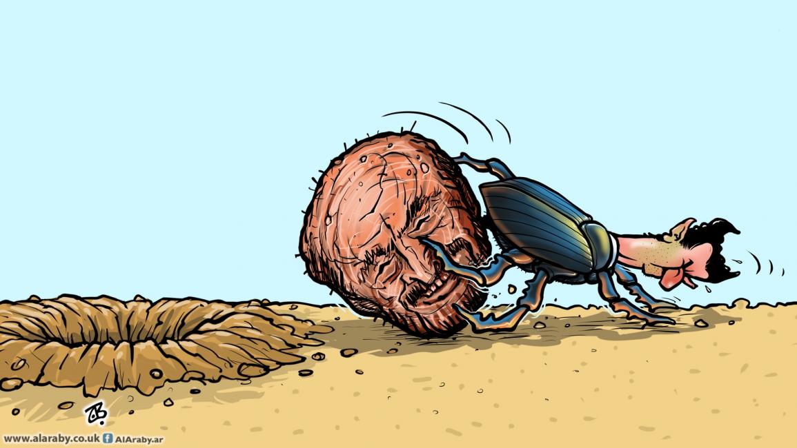 كاريكاتير رفعت الاسد / حجاج