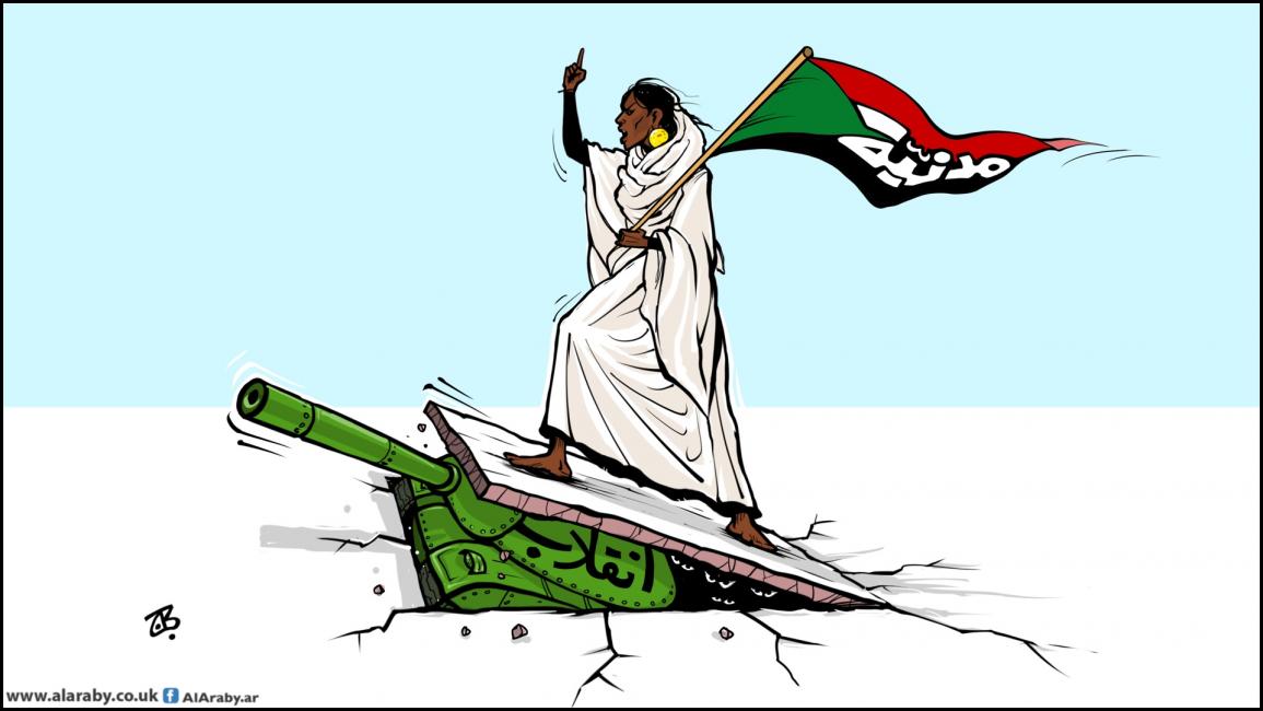 كاريكاتير انقلاب السودان / حجاج