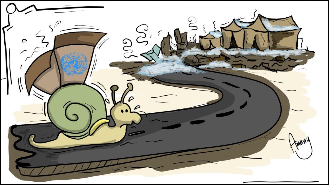 كاريكاتير مساعدات الشتاء / اماني