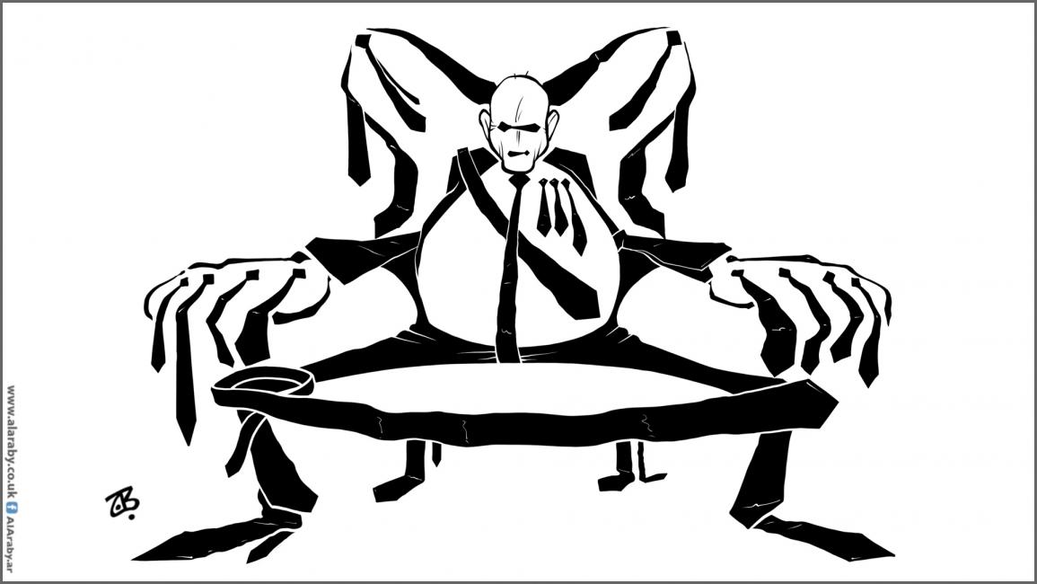 كاريكاتير الرئيس المدني / حجاج