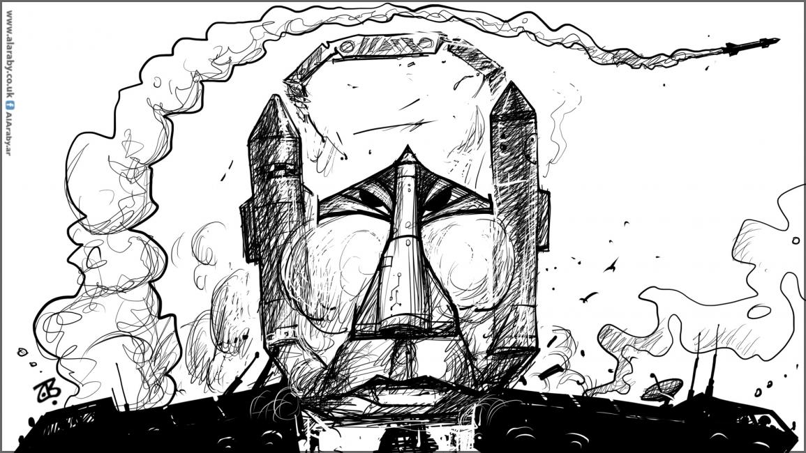 كاريكاتير صواريخ بوتين / حجاج