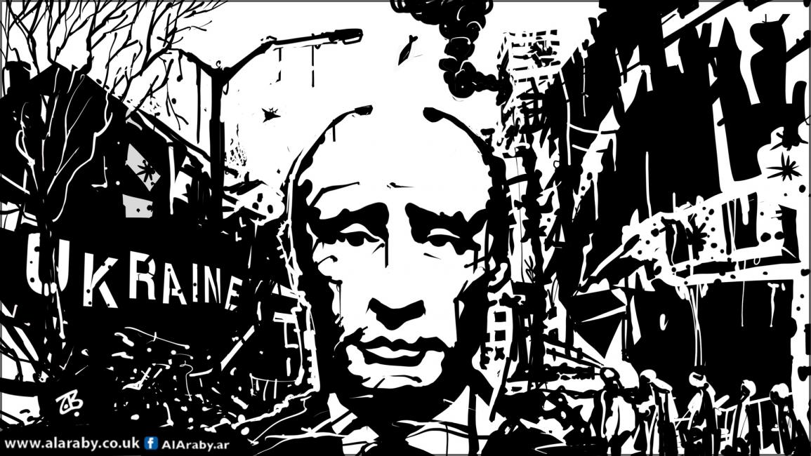 كاريكاتير حرب اوكرانيا / حجاج