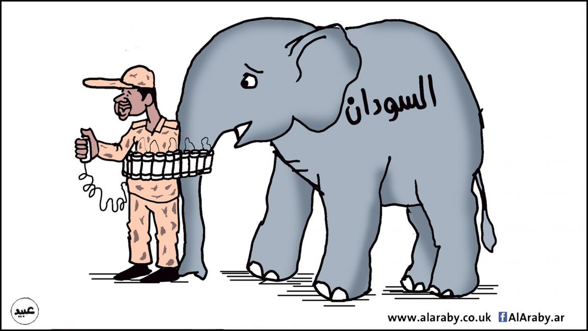 كاريكاتير السودان والعسكر / عبيد