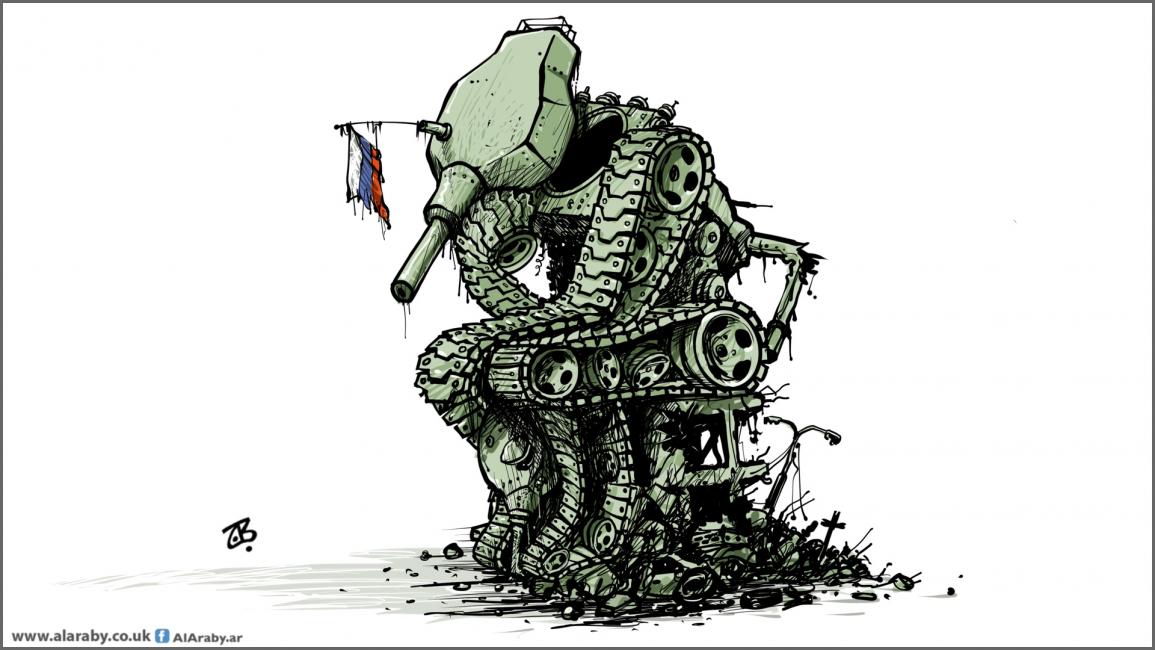 كاريكاتير عبثية الحرب / حجاج