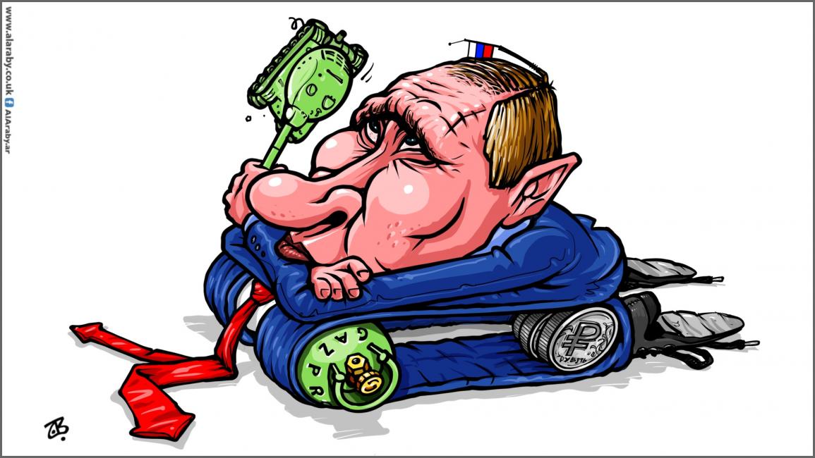 كاريكاتير حرب بوتين / حجاج