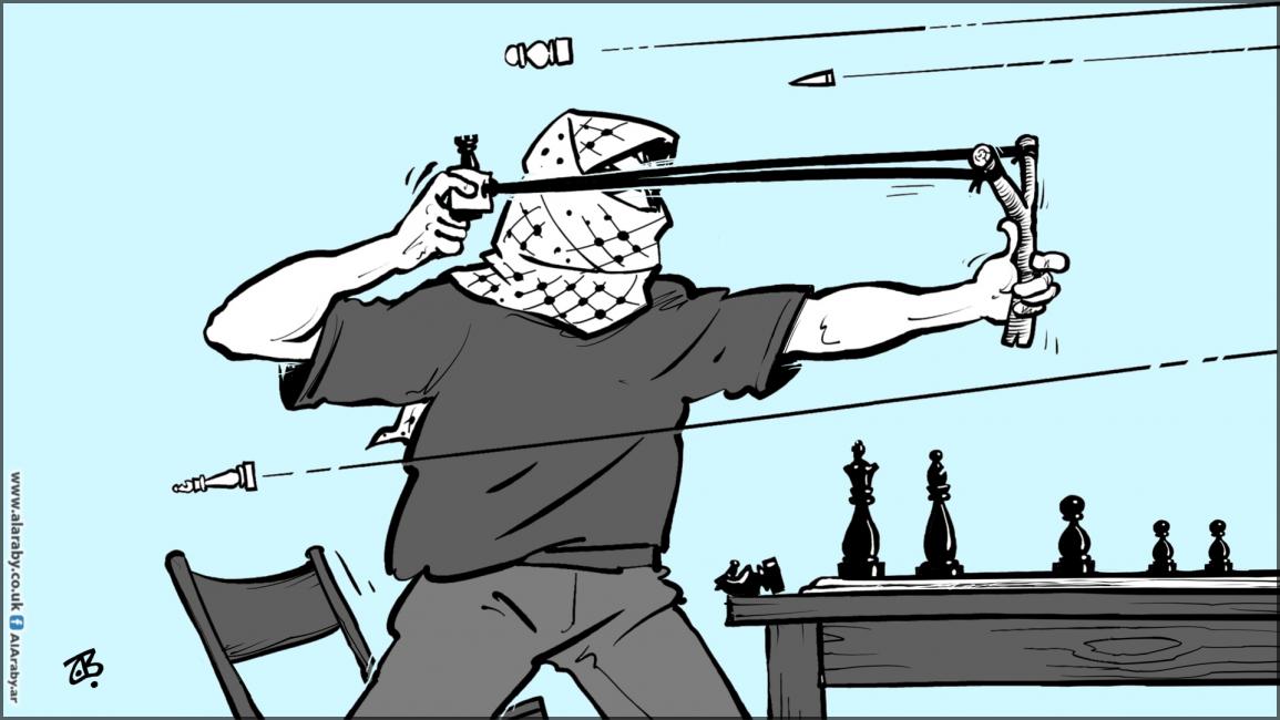 كاريكاتير المقاومة الفلسطينية/ حجاج